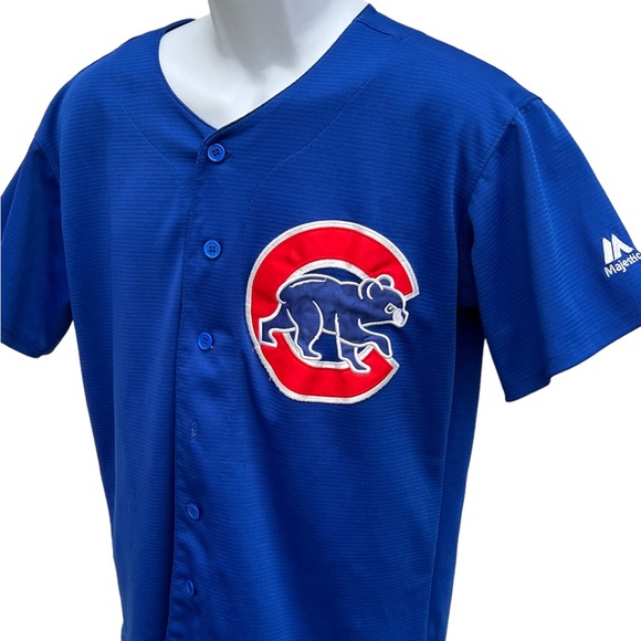 Javier Báez men’s Majestic Chicago Cubs #9 home jersey - Picture 3 of 6